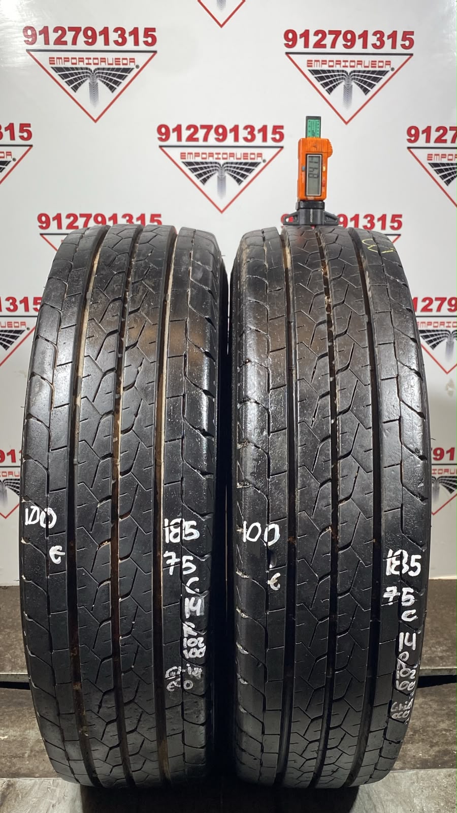 BRIDGESTONE DURAVIS USADO ECONOMICO  185/75 R16C 102/100 R